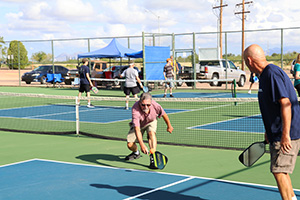 People Playing Pickleball at OYCC