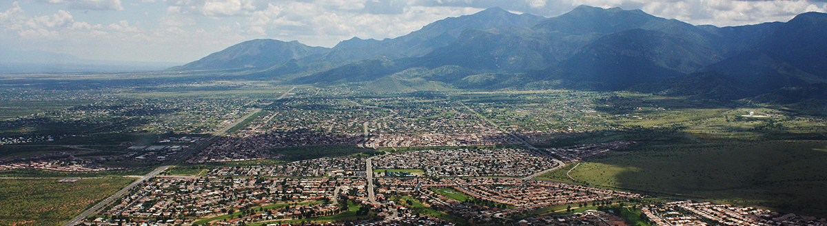 Aerial view of Sierra Vista