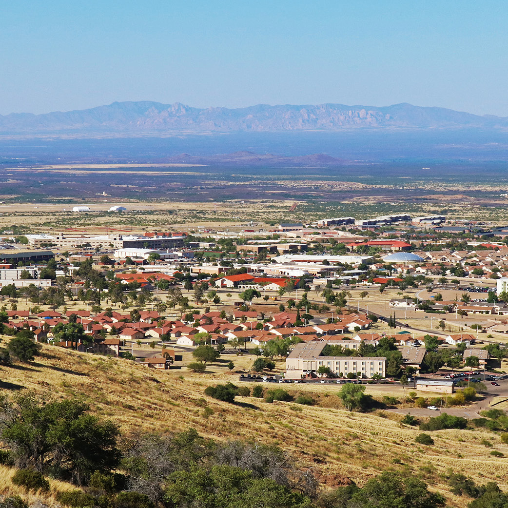 Aerial view of Fort Huachuca