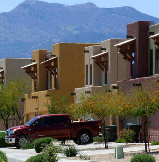 View of houses in Sierra Vista