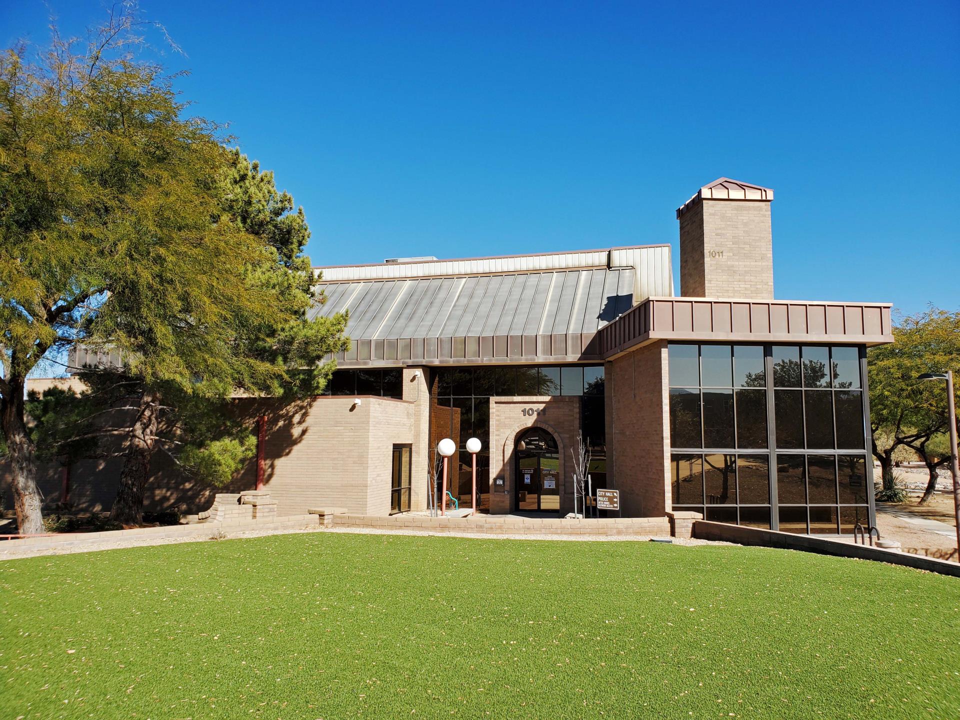 The exterior of City Hall