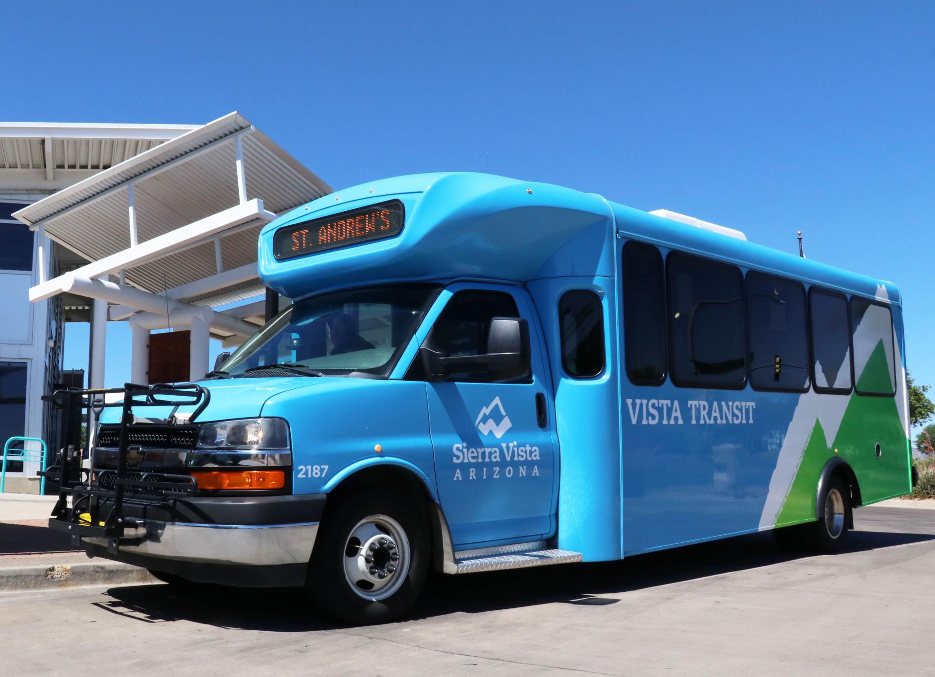 414x300 Branded Vista Transit Bus at Transit Station 8