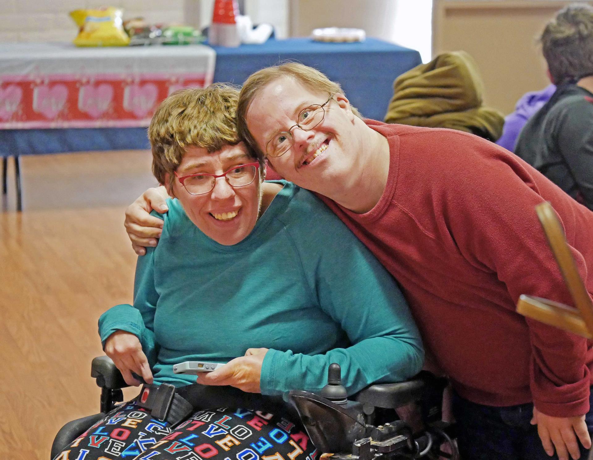 Adaptive Adults valentines dance