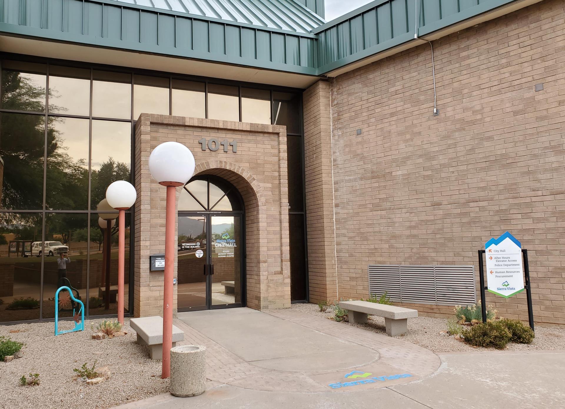 Entrance to Sierra Vista City Hall