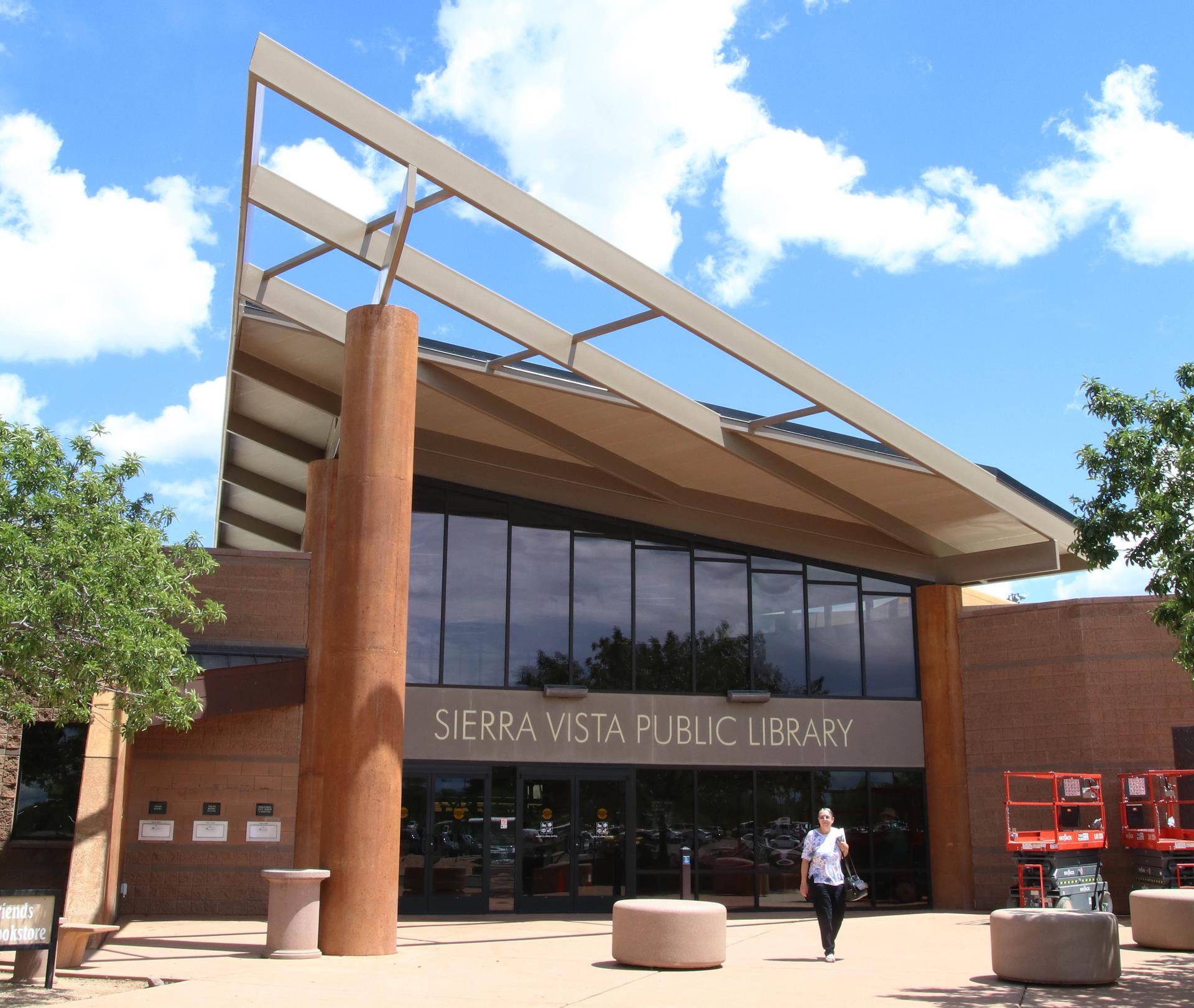 Library exterior after roof project completion 2017