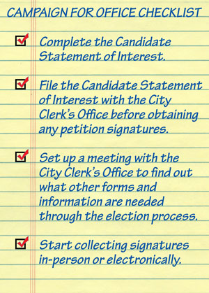 Campaign for Office Checklist