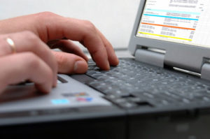 Hands on Notebook Computer