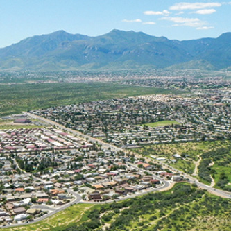 Aerial view of Sierra Vista